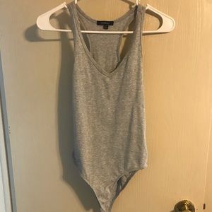 Grey Tank too body suit